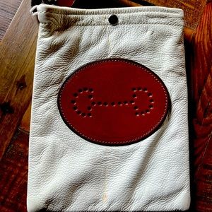 Brand New Rebecca Ray Leather Bit Crosbody